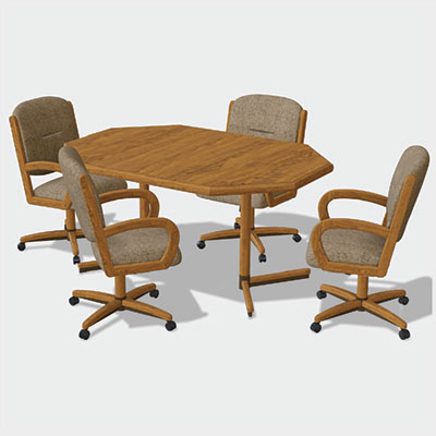 Chromcraft dinette clearance set